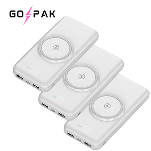 GOPAK™: Portable Power Bank w/ Charging cables + Wireless Charging